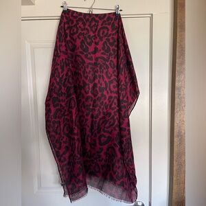 Suzanne Bistro leopard print scarf